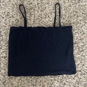 Pacsun Straight Neck Crop Top